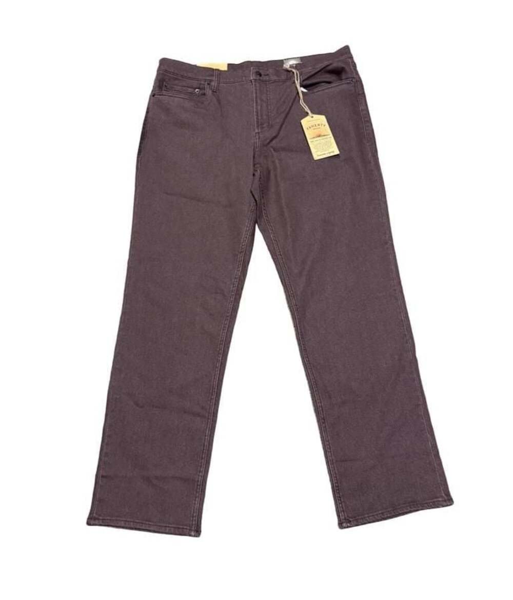 NWT Faherty Brand Stretch Terry Five-Pocket Pants in Brown